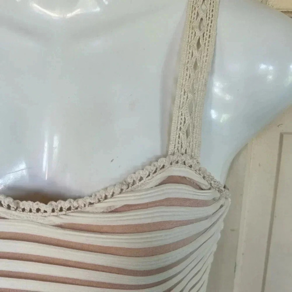 - Free People fit and flare  dress with crochet straps. - Picture 4 of 4